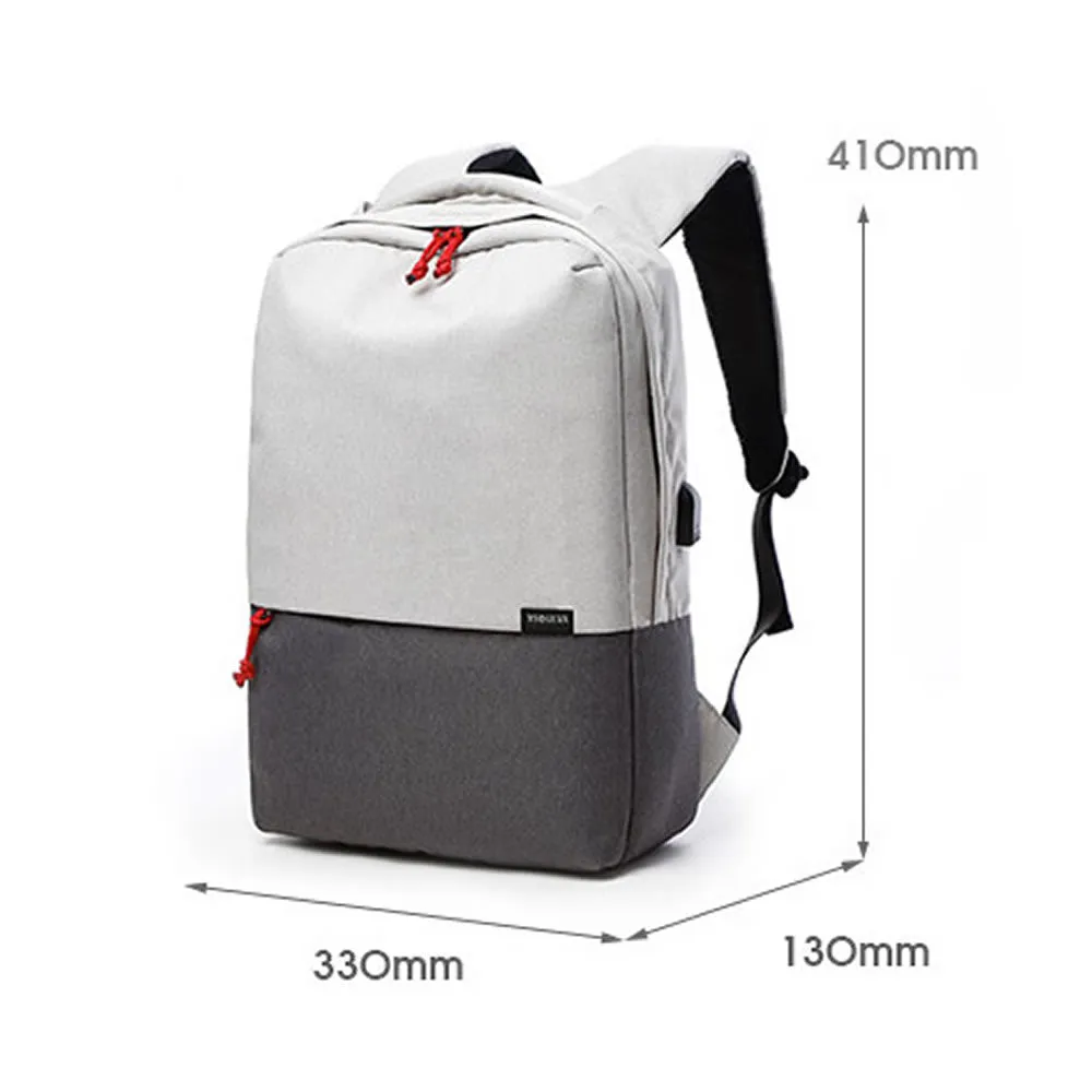 Anti Theft 15.6 inch External USB Charging Rucksack Waterproof Bags