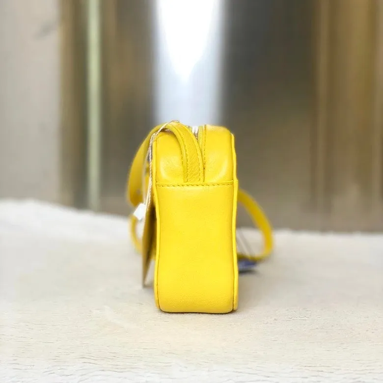 Balenciaga Everyday Yellow Crossbody Bag Small