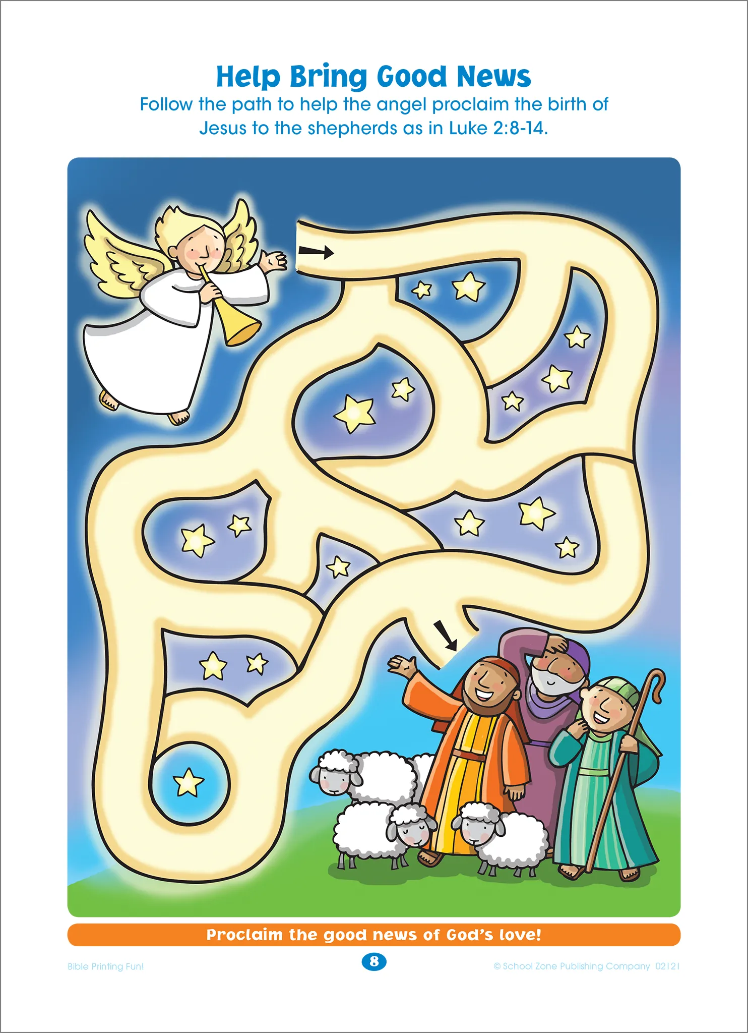 Bible Mazes Grades P-K Workbook