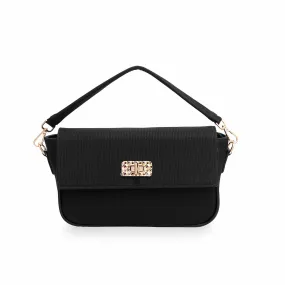 Black Formal Shoulder Bag P55581