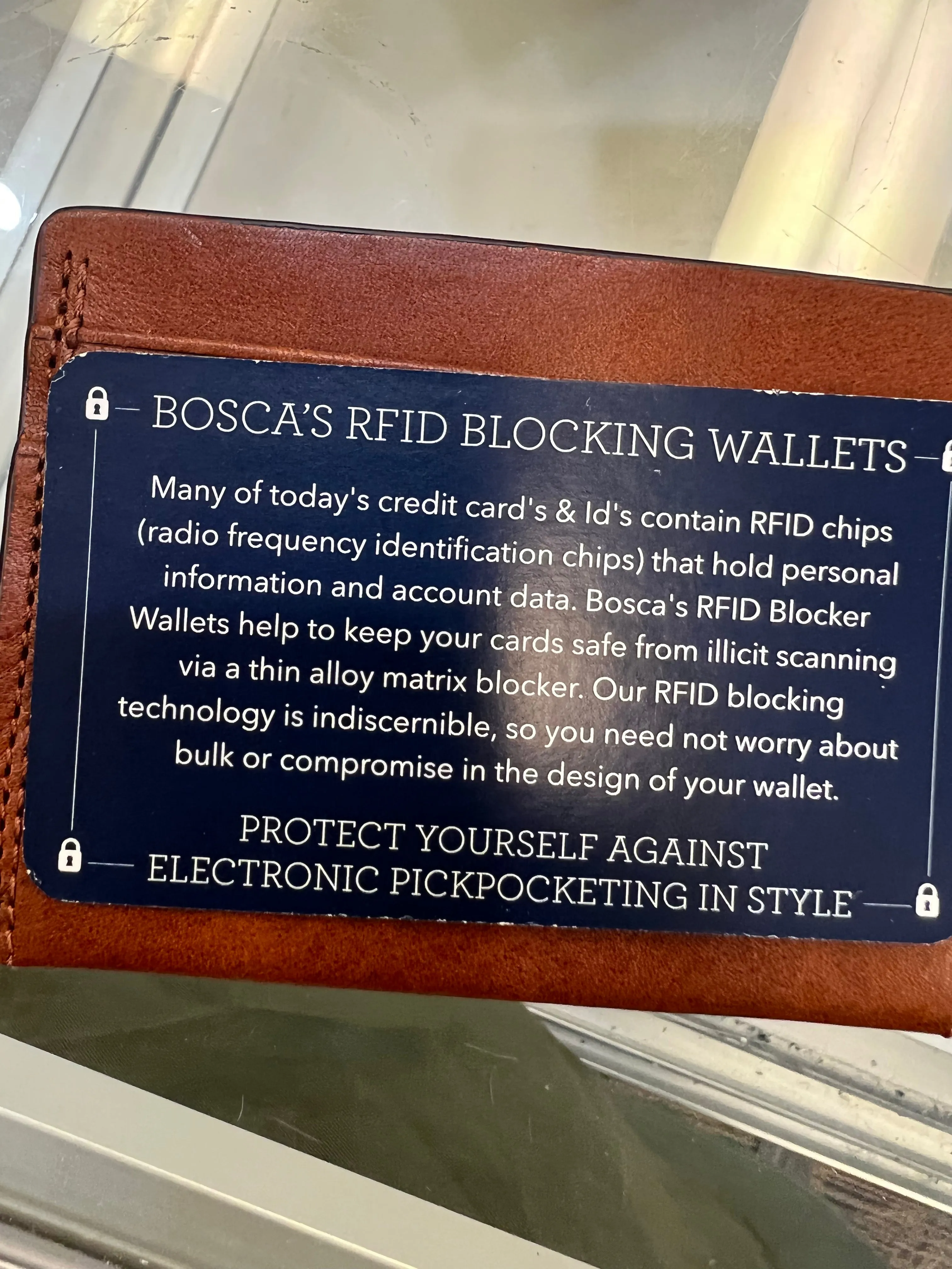 Bosca Dolce RFID Weekend Leather Wallet