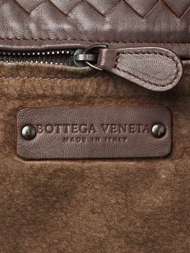 BOTTEGA VENETA NAPPA LEATHER INTRECCIATO MEDIUM GARDA BAG