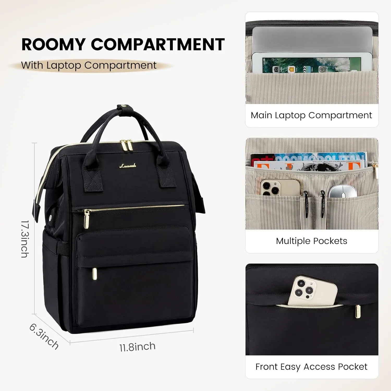 Computer Backpack, 15.6" 17.3"