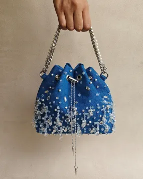 Denim Bucket Bag