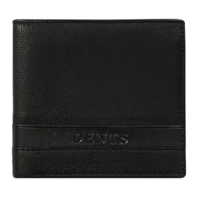 Dents Clyde Leather RFID Blocking Bifold Wallet - Black