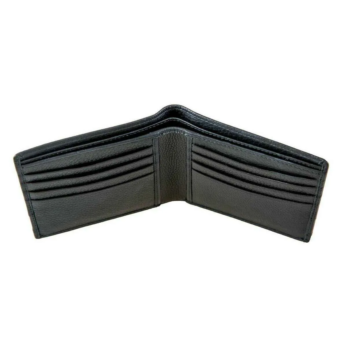 Dents Clyde Leather RFID Blocking Bifold Wallet - Black