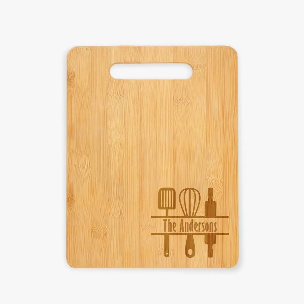 Family Custom Wooden Cutting Board