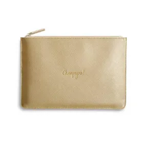 Katie Loxton T ‘Champagne’ Perfect Pouch in Gold KLB357