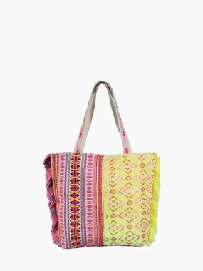 Lois Multi-Print Cotton Tote