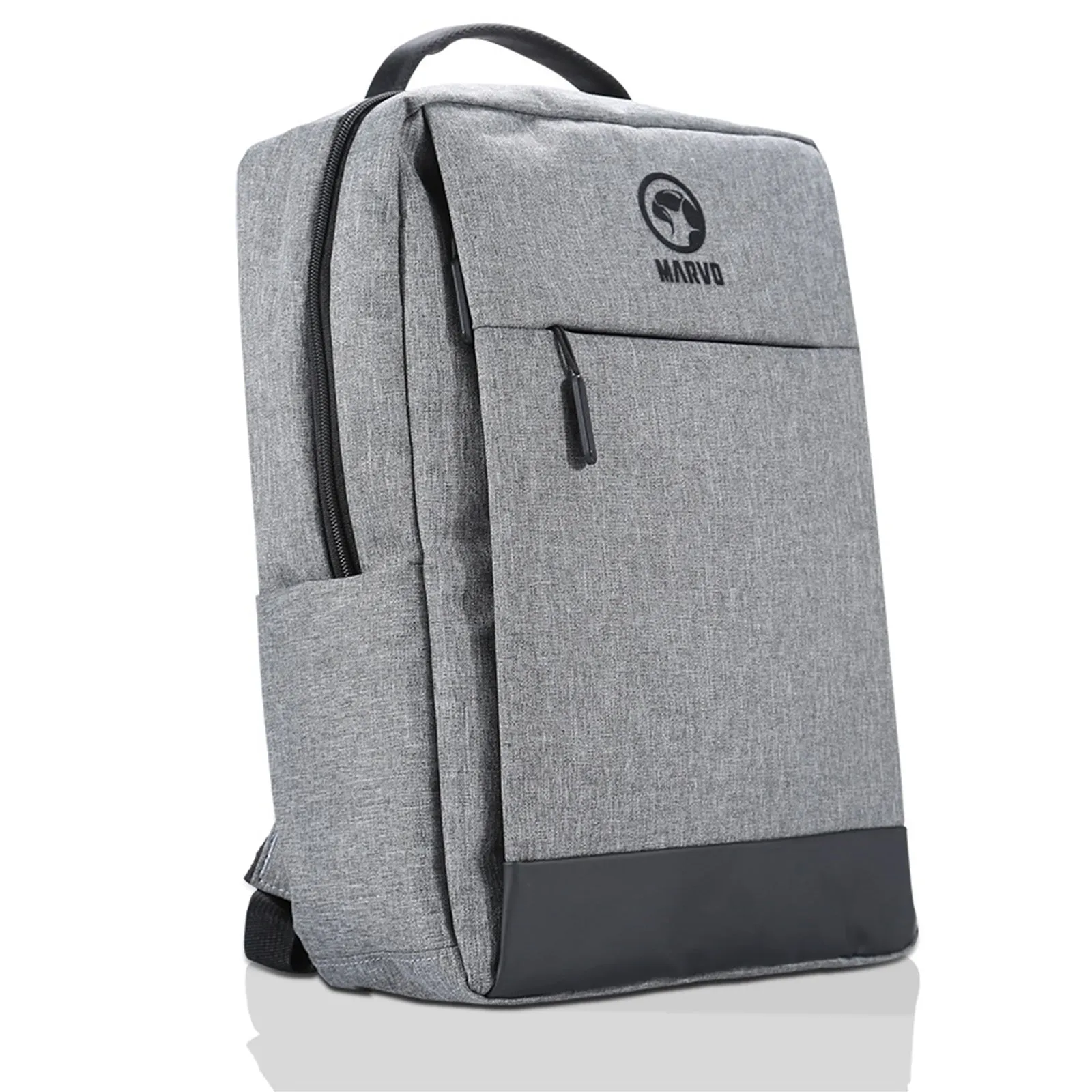 Marvo 15.6" Laptop Backpack with USB Charging Port - Grey | 907450