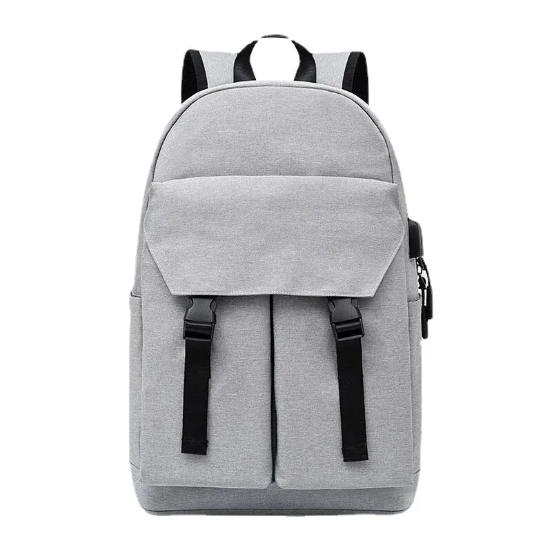 Men Casual Wild 15.6 Inch Large Capacity Laptop Bag USB Charging Waterproof School Backpack