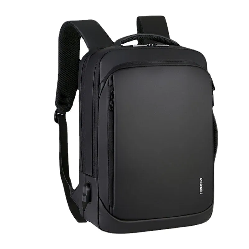 Men Large Capacity Multifunctional Loptop Backpack With USB Charging Port