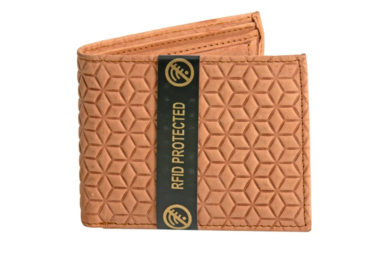 MENS LEATHER WALLET (RFID) 991737 (CAMEL)