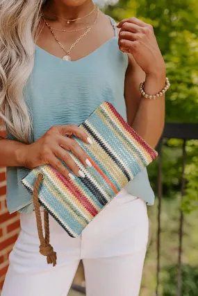 Multi Color Wristlet Bag