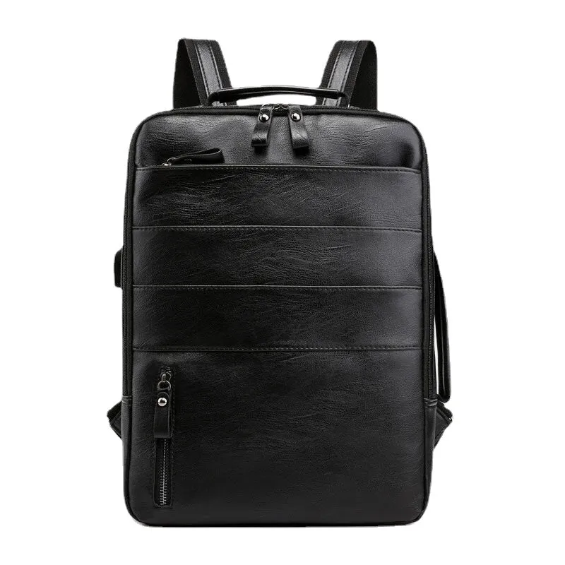 Multifunctional Large Capacity Backpack Laptop Bag With USB Charging Port For Business