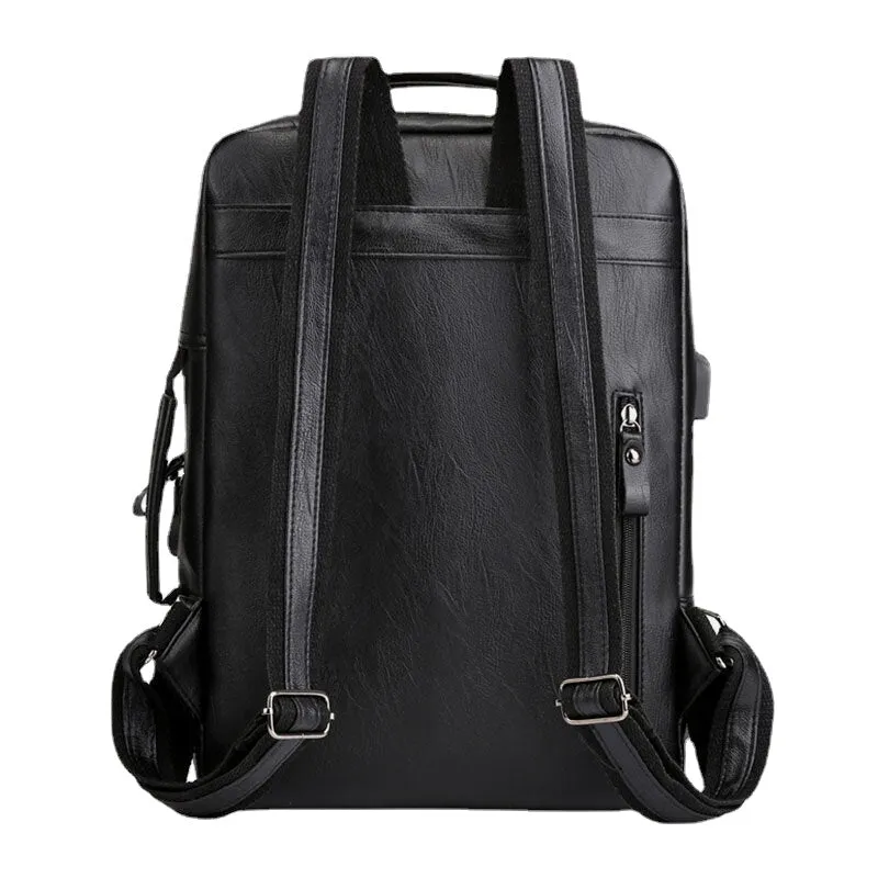 Multifunctional Large Capacity Backpack Laptop Bag With USB Charging Port For Business