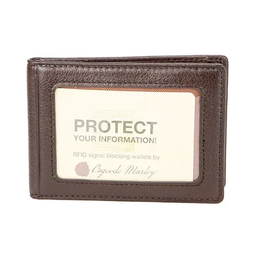 Osgoode Marley RFID Money Clip Leather Wallet- 1210