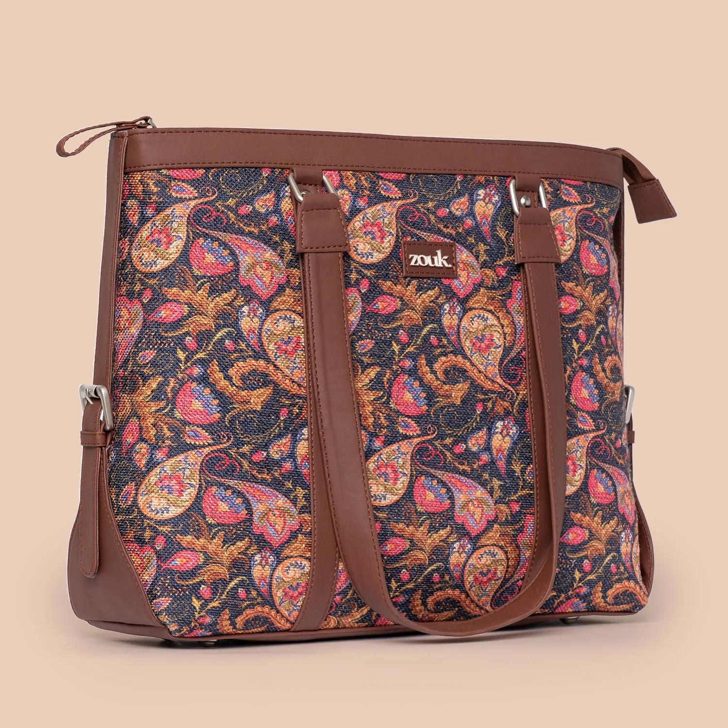 Paisley Print Women's Office Bag