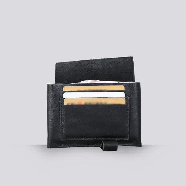 Small Leather Womens Wallet Minimalist Clutch Leather Wallets for Women