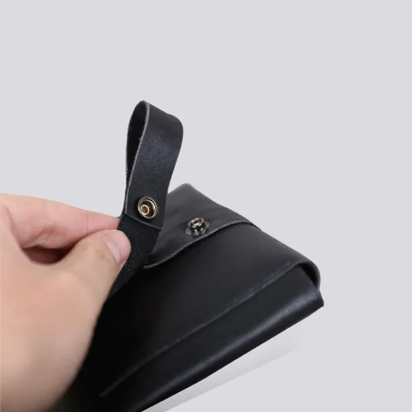 Small Leather Womens Wallet Minimalist Clutch Leather Wallets for Women