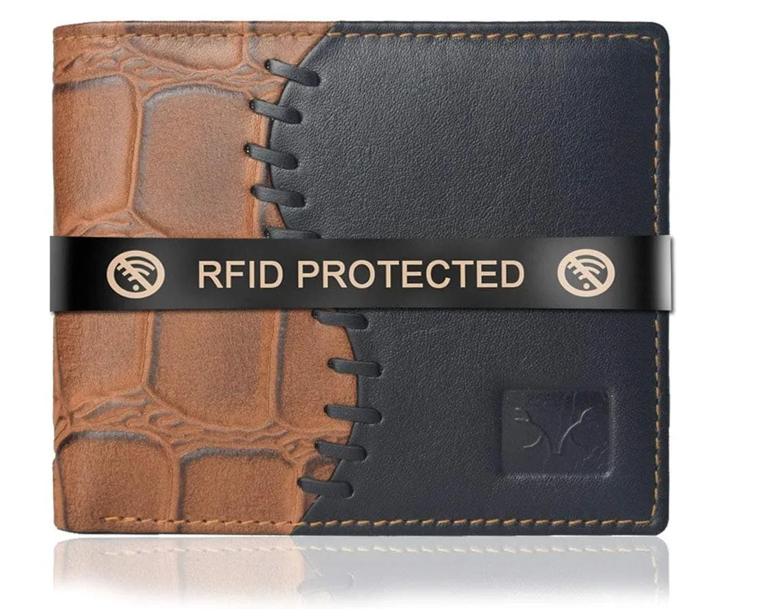 Stylish RFID Protected Genuine Leather Wallet