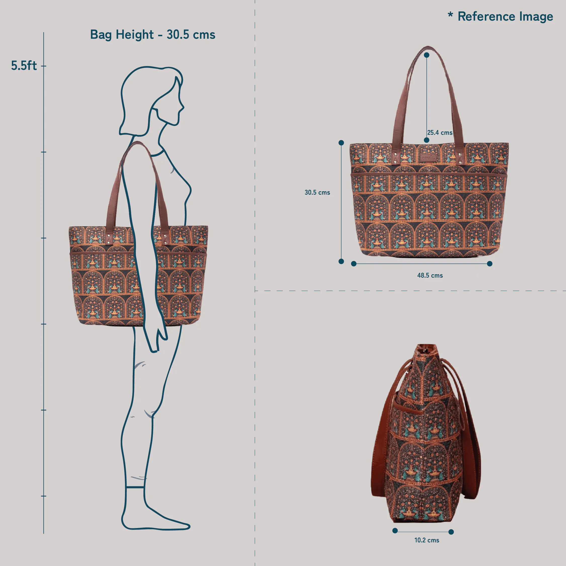 Taj Guldasta Tote Bag