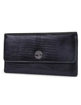 Timberland Womens Leather RFID Flap Wallet Clutch Organizer