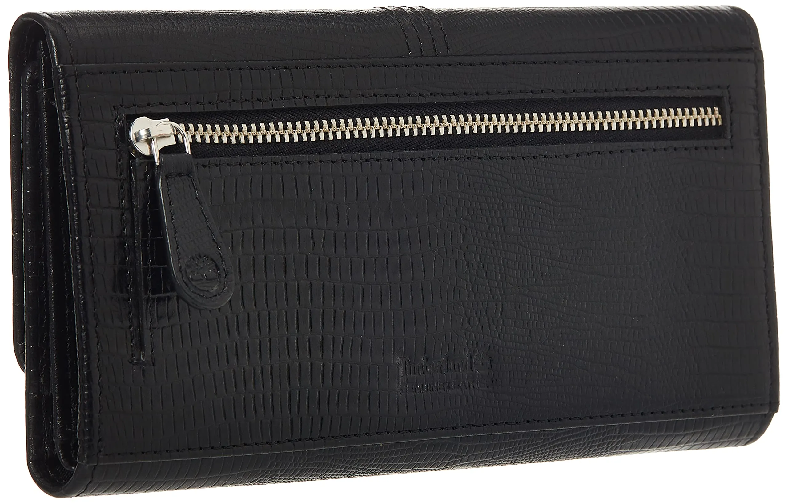 Timberland Womens Leather RFID Flap Wallet Clutch Organizer