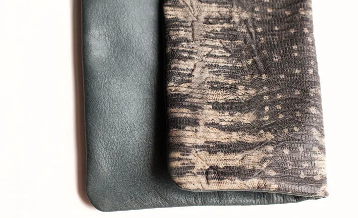 WILLIS LIZARD WALLET & CLUTCH