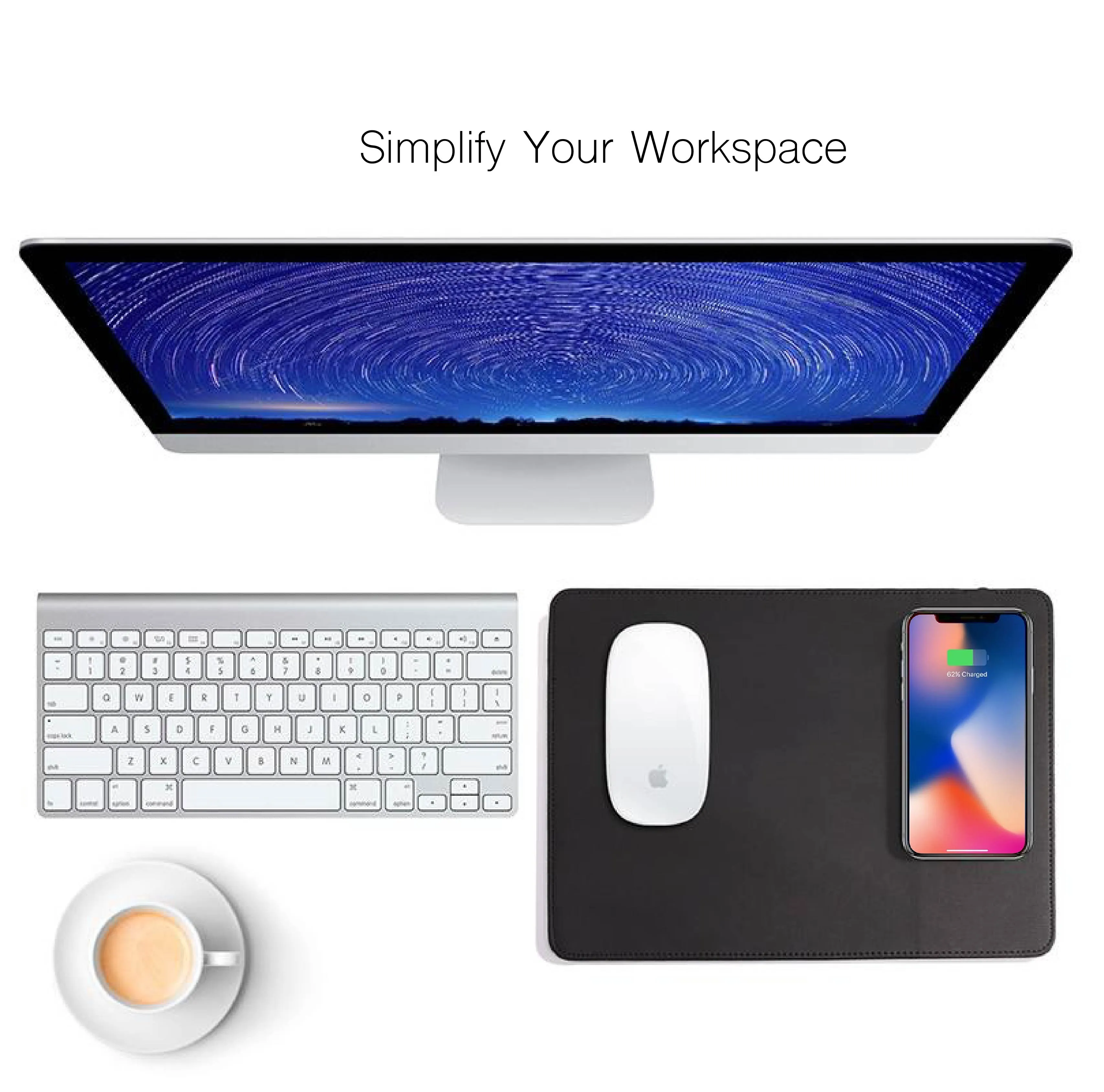 Wireless Charging Mouse Pad