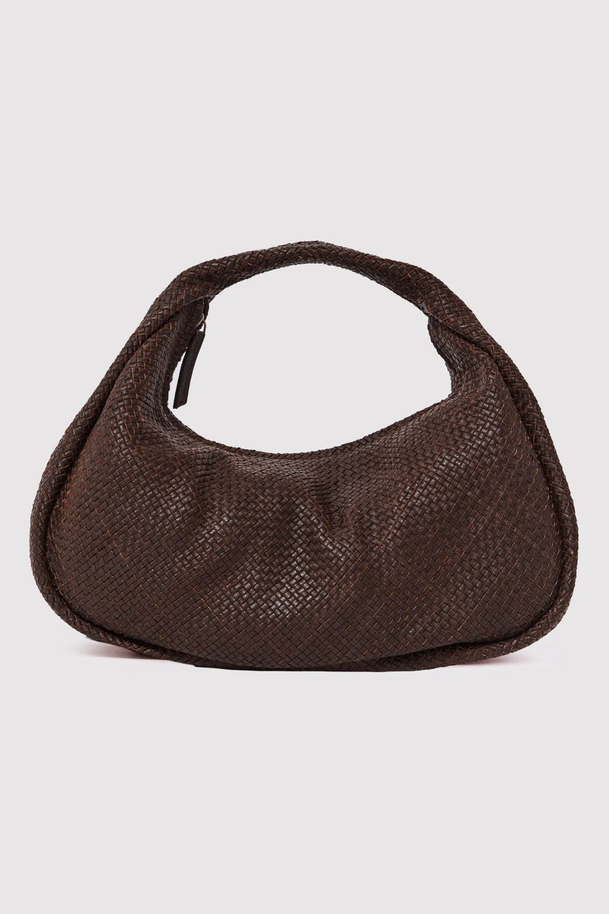 Woven Bon Bon Bag - Chocolate