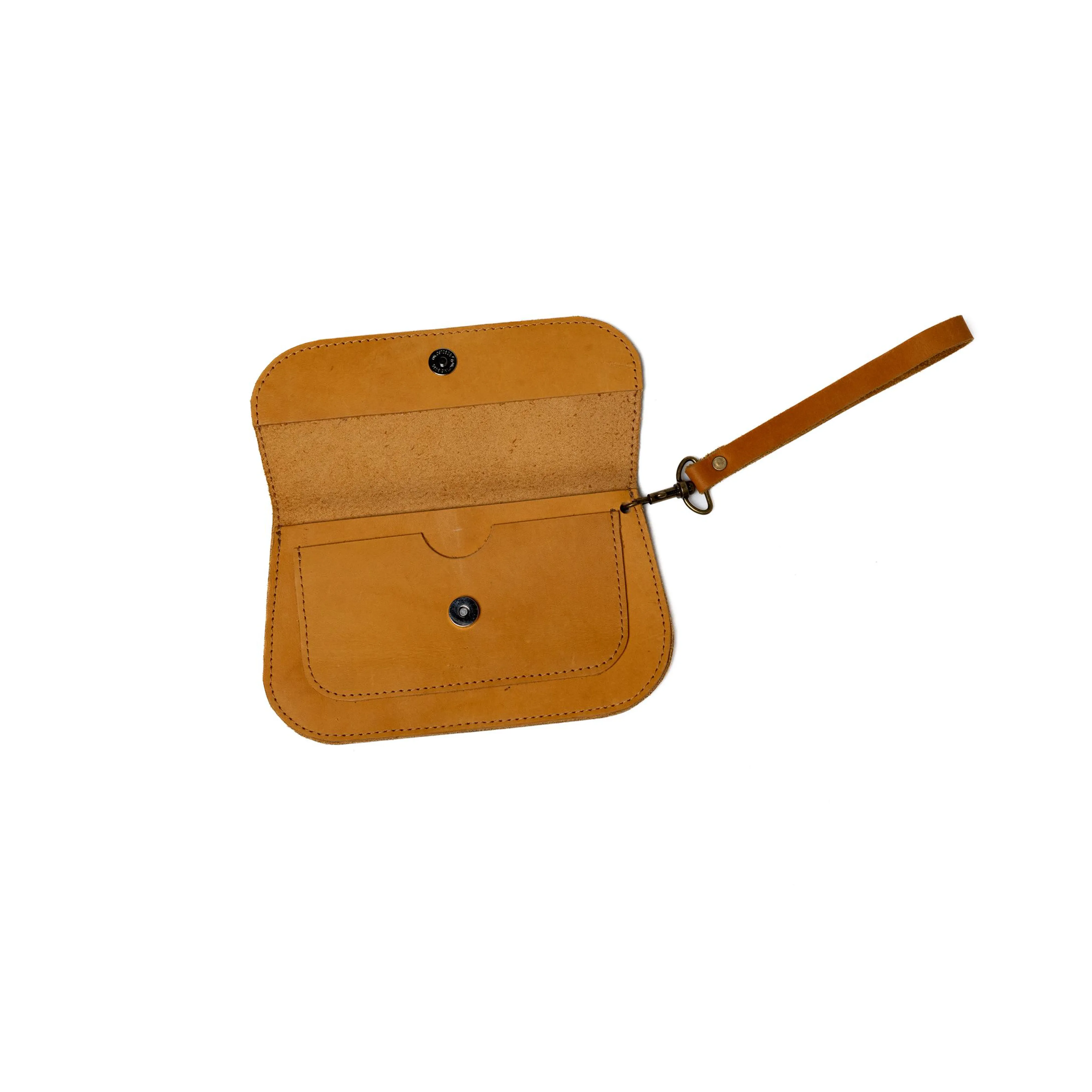 Wristlet Wallet in Camel