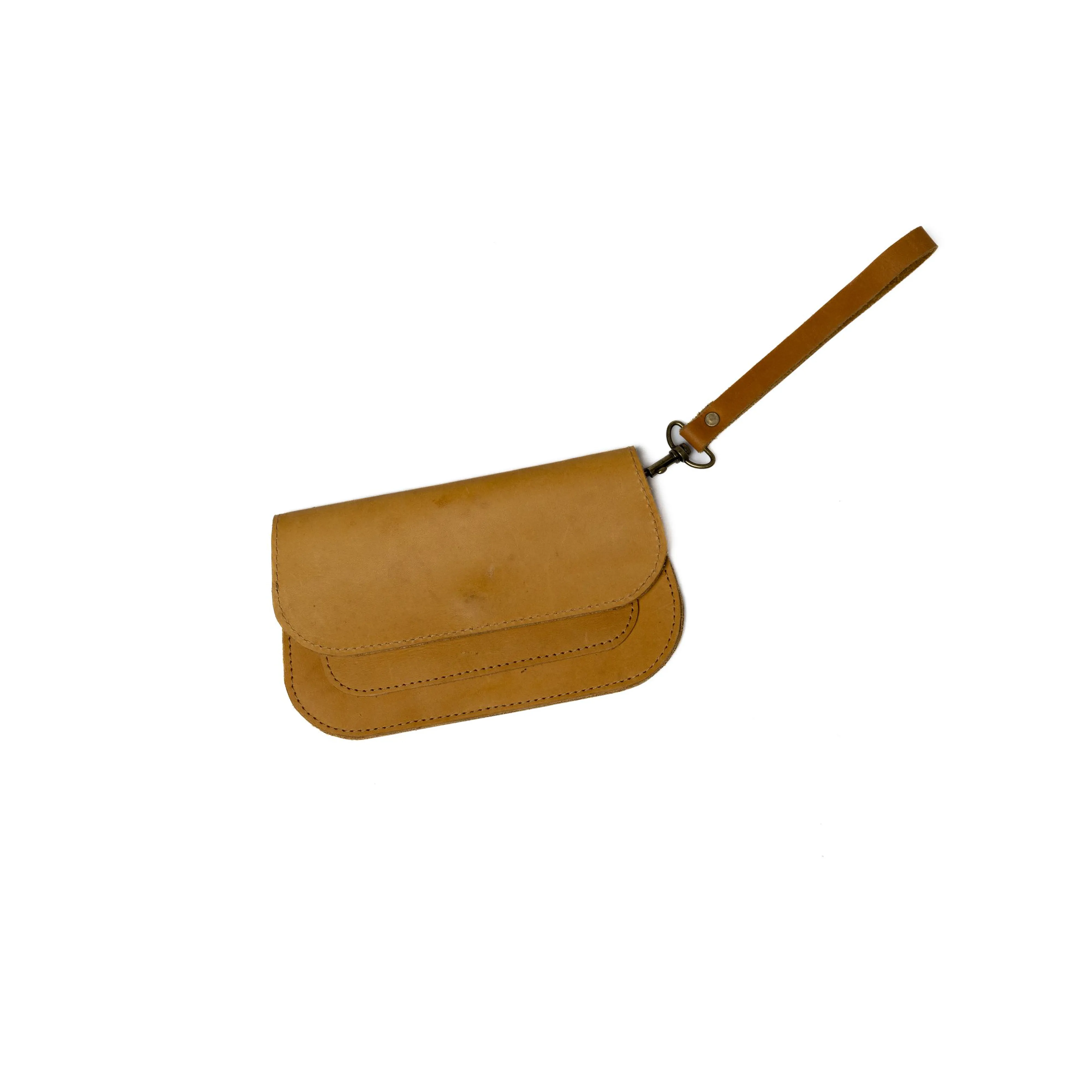 Wristlet Wallet in Camel